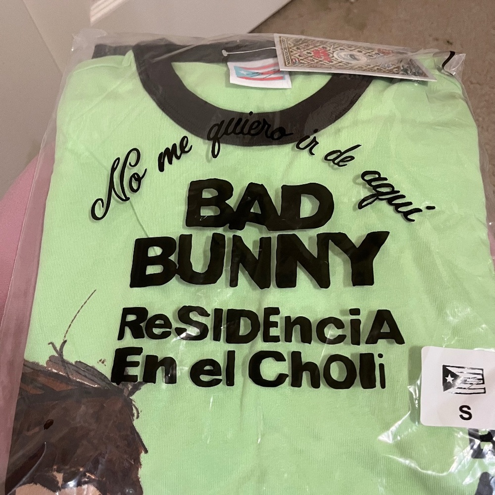 Official Bad Bunny “Pava” T-Shirt Size Small